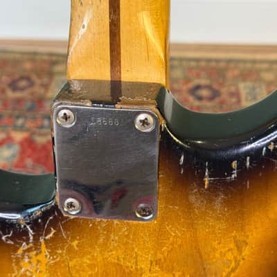 ORIGINAL 1957 Fender Stratocaster - Sunburst w/ OHSC Vintage - SEE VIDEO image 15