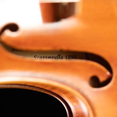 Scott Cao STV-750E Scarampella 1890 Stefans Scar 2-Piece Back Violin - 4/4 image 14