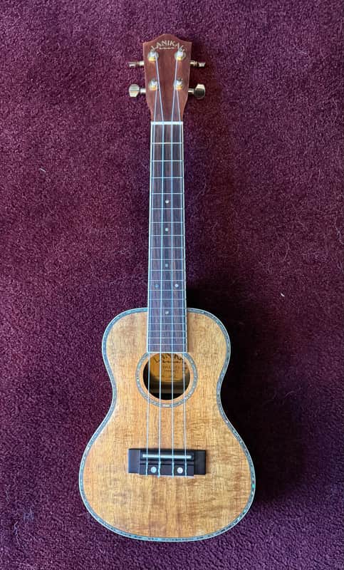 LANIKAI LKP-C Early 2000’s Concert Ukelele - KOA w/Gig Bag image 1