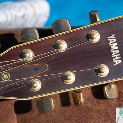 1977 Yamaha L-8 Dreadnought Acoustic - Natural - Luxury Series - Premium Quality Japan Mojo - Pro Set Up w Perfect frets/Action/Intonation! image 3