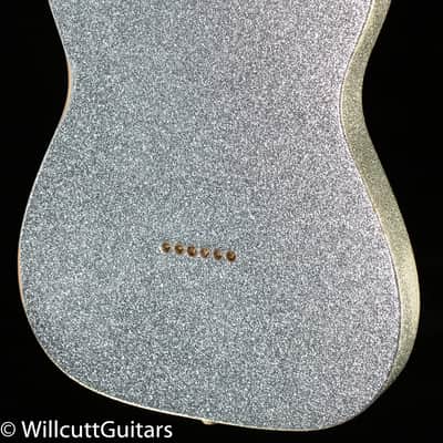 Fender Brad Paisley Road Worn Telecaster, Maple Fingerboard, Silver Sparkle (193) image 2
