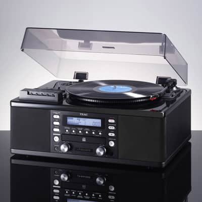 Teac LP-R660USB-PB Turntable w/ USB, CD Recorder, Cassette Deck & AM/FM Tuner (Black) image 2