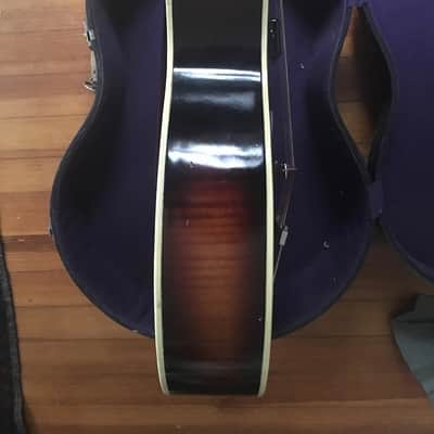 1936 Orpheum No. 3 Archtop Hollow Body Acoustic Electric Guitar W/Original Case P90 Vintage USA image 8