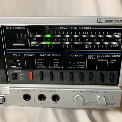 Realistic SCT-100 Stereo Dual Deck Cassette Player Recorder POWERS UP~PARTS ONLY image 6