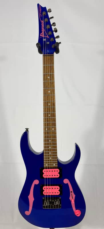 Ibanez Mikro PGM Paul Gilbert PGMM11 Electric Guitar 2021 - Jewel Blue image 1