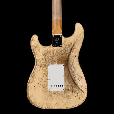 Fender Custom Shop Yngwie Malmsteen Signature Stratocaster Heavy Relic - Vintage White #40437 image 4