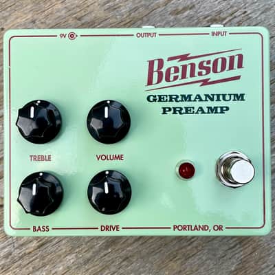 Benson Amps Germanium Preamp 2024 - Present - Seafoam Green image 3