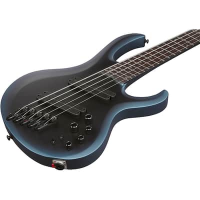 Ibanez Bass Workshop BTB605MS 5-String Electric Bass Guitar - Regular Midnight Arctic Ocean Matte image 6