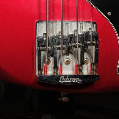 Gibson Victory Standard Bass 1981 - Candy Apple Red image 7