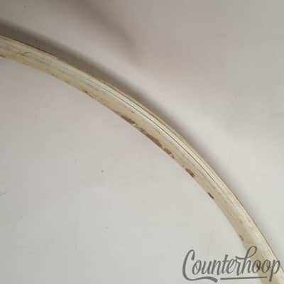 *Gretsch 27 1/4" Bass Drum Hoop/Rim 3-Ply Maple Wood White Vintage 10s Brooklyn* image 3