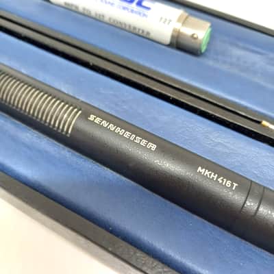 Vintage Sennheiser MKH 416 T Shotgun Mic - 1970s - With 48PH to 12T Converter - 2 available // MKH416 // MKH 416T image 2