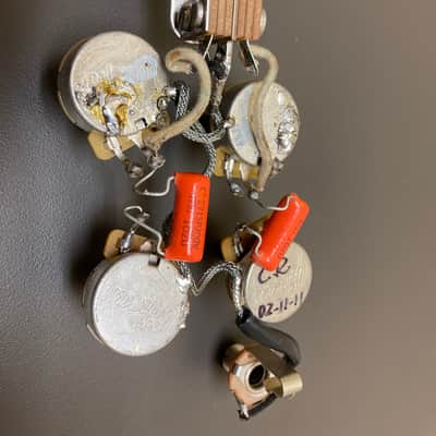 Gibson Wiring Harness with CTS Pots, Capacitors, Jack, 3 Way Switch 2020 image 1