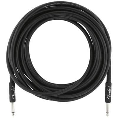 Fender Professional Series Instrument Cable - Black Straight/Straight - 25ft image 2