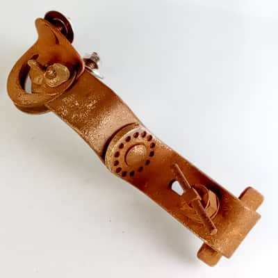 *Slingerland Clamp-On Ratchet Tom Mount Bass Drum Wood-Hoop Radio King 40s #1285 image 2