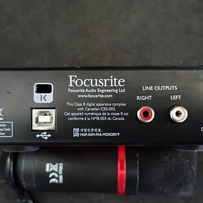 Focusrite Scarlett Solo 2nd Gen USB Audio Interface with CM 25 MkII Studio Microphone image 5