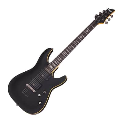Schecter Demon-6 - Aged Black Satin (3660) image 2