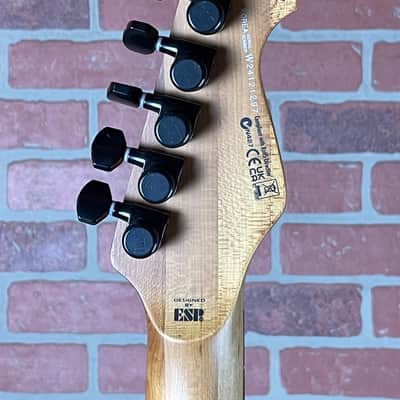 ESP LTD XJ-1B HT Baritone Electric Guitar - Silver Blast image 11