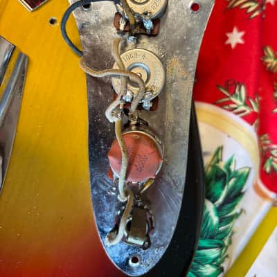 1966 Fender Jazz Bass – Vintage Original | Stunning Aged Sunburst Refinish image 7