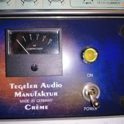 Tegeler Audio Manufaktur Creme Stereo Bus Compressor / Mastering Equalizer 2019 - Blue image 7