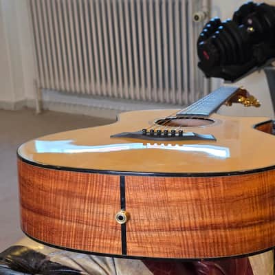 Taylor K-14 CE Koa AAAAA Flame Hawaiian Koa K14 K14ce GA Grand Auditorium Acoustic Guitar image 12