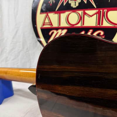 Kevin Mathers Concert Classical Acoustic Guitar - crack/hole in top - with Case 2006 image 12