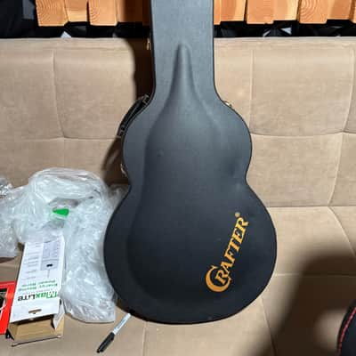 Crafter SA TMVS Left Handed SA TMVS Left Handed Amber Hollow Body Electric Guitar 2024 image 5