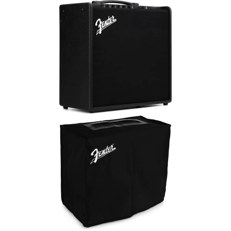 Fender Mustang LT 50 1x12" 50-watt Combo Amp with Cover image 1