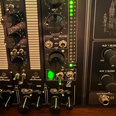 Lindell Audio 7X500VIN Vintage Series 500 Series Compressor Module 2022 - Present - Black image 4