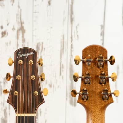 Bourgeois 2013 Luthier's Choice Small Jumbo "Face" Guitar - Bear Claw Spruce Top / Red Gum Eucalyptus Back and Sides image 10