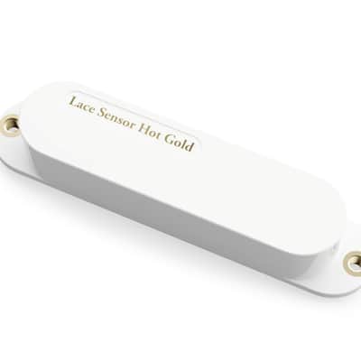 Lace Sensor Hot Gold Single Coil Pickup for Strat, White (6.0K) 21091-11 image 2