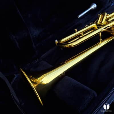 Jerome Callet SIMA by Kanstul USA GOLD LACQUER trumpet gamonbrass image 3