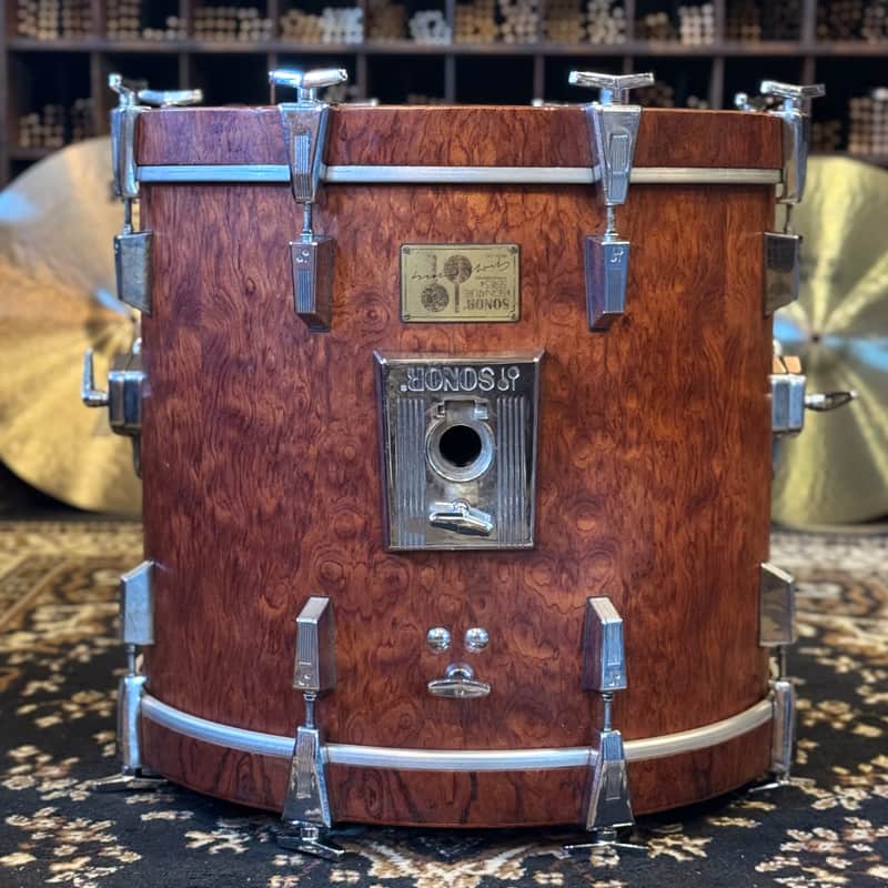 VINTAGE 1980's Sonor 17x20 Signature Horst Link Heavy Beech Shell Bass Drum in African Bubinga image 1