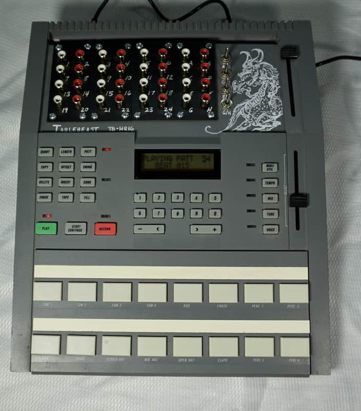 Alesis HR-16 custom circuit bent drum machine modded by TableBeast image 1