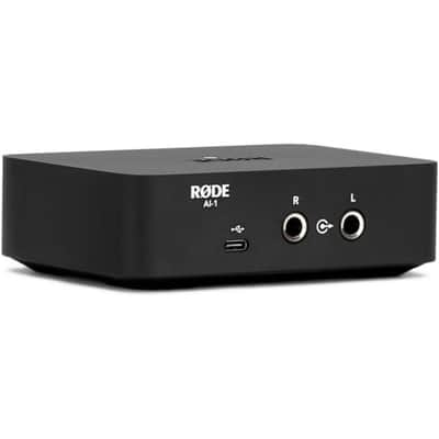Rode AI-1 Studio-Quality USB Audio Interface - With 6' 6mm Rubber XLR Microphone Cable, Fiber Optic Cleaning Cloth image 9