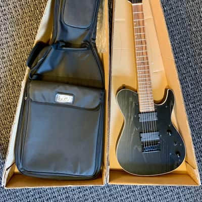 FGN Fujigen Iliad JIL72ASHDEG 2020 7-String Open Pore Black image 5