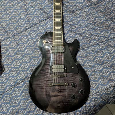 Gibson Les Paul Studio Session 2024 Translucent Ebony Burst With Seymour Duncan Black Winter set image 2
