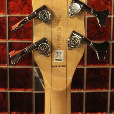 Warwick Rockbass Streamer Neck Trough I PJ 4-String Natural image 7