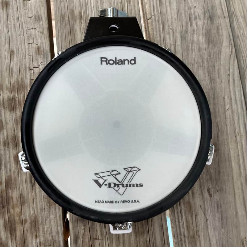 Roland PD-80 V-Pad 8" Single Zone Mesh Drum Pad 2010s - White electric drum set parts head pad image 1