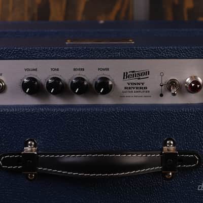 Benson Vinny Reverb Combo Blue Tolex, Wheat Grille image 4