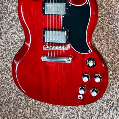 2022 Gibson SG Standard '61 with   Stoptail - Vintage Cherry electric guitar made in the usa ohsc image 1
