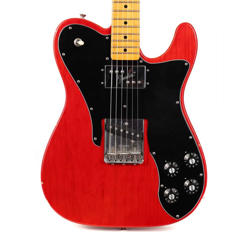 Fender American Vintage '72 Telecaster Custom Thin Skin Crimson Red Transparent 2018