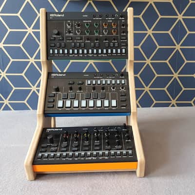Roland Aira Compact S1 J6 T8 E4 - MDF Triple Stand from Synths And Wood image 4