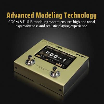 Hotone Ampero Mini MP-50 Guitar Bass Amp Modeling IR Cabinets Simulation Multi Language Multi-Effects with Expression Pedal Stereo OTG USB Audio Interface (U.S. domestic inventory) image 2