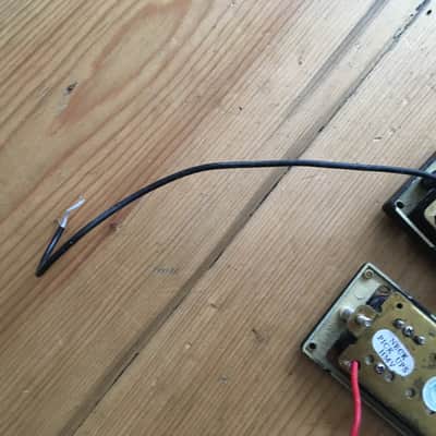 HMV Black Red Alnico Guitar Bridge Neck Humbucker Pickup Set HOT image 4