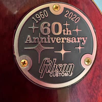 Gibson Custom Shop 60th Anniversary '60 Les Paul Standard Reissue V2 # 001667 2020 - Tomato Soup Burst image 13