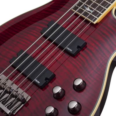 Schecter Omen Extreme-5 5-String Electric Bass - Black Cherry image 5