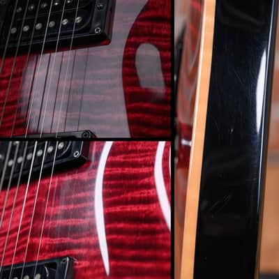 PRS Custom 22 Flame Maple Top Purple 1996 w/OHSC image 16