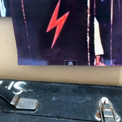 Moog Mini Moog actual David Bowie Ziggy one with original case and provenance 1970s - dark wood image 4