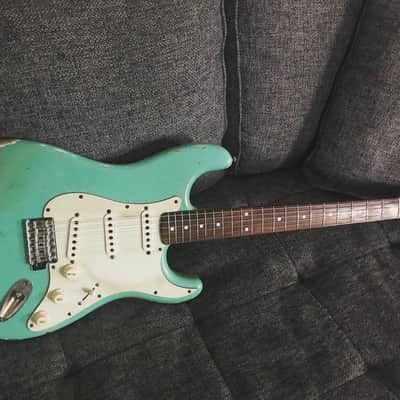Rocketfire S-style Guitar Surf green image 1