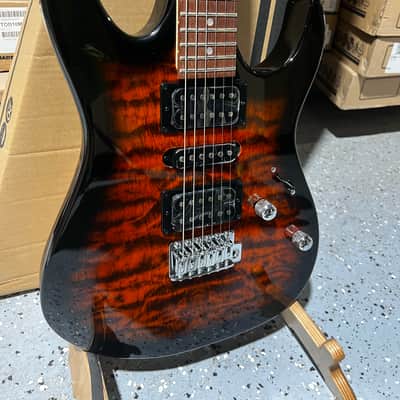 Ibanez Gio GRX70QA Electric Guitar - Sunburst image 2